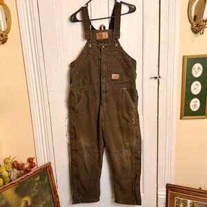 Vintage Schmidt's Workwear Canvas Overall's Youth Large - See Measurements